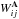 \hbox{$W^{\A}_{ij}$}