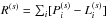 \hbox{$R^{(s)} = \sum_{i}[\req{P}{i}{s} - \req{L}{i}{s}]$}