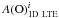 \hbox{$\logAO^{i}_{\rm 1D~LTE}$}
