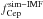 \hbox{$f^{\rm sim-IMF}_{\rm Cep}$}