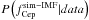 \hbox{$P \left (f^{\rm sim-IMF}_{\rm Cep} | data \right )$}