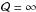 \hbox{$\cal{Q}=1$}