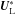 \hbox{$\vec{U}_\mathrm{L}^*$}