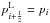 \hbox{$p_{i+\frac{1}{2}}^\mathrm{L}=p_i$}