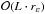 \hbox{$\mathcal{O}(L \cdot r_{\varepsilon})$}