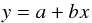 \appendix \setcounter{section}{2} \begin{equation} \label{lin1} y=a+bx \end{equation}