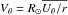 \hbox{$V_\theta=R_\odot \overline{U_\theta/r}$}