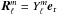 \hbox{$\Rlm= \ylm \vec{e}_{\rm r}$}