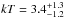 \hbox{$kT=3.4^{+1.3}_{-1.2}$}
