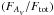 \hbox{$(F_{\Av}/F_\emr{tot})$}