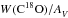 \hbox{$\W(\CeiO)/\Av$}