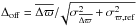 \hbox{$\Delta_\mathrm{off} = \overline{\Delta\varpi} {/}\! \sqrt{ \sigma^2_{\overline{\Delta\varpi}} + \sigma^2_{\varpi,{\rm ref}}}$}