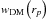 \hbox{$w_{\textrm{DM}}\left(r_{p}\right)$}