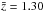 \hbox{$\bar{z}=1.30$}