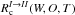 \hbox{$R_{\rm c}^{I \to II}(W,O,T)$}