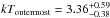 \hbox{$kT_{\rm outermost}=3.36^{+0.59}_{-0.38}$}