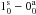 \hbox{$1_0^{\rm s}-0_0^{\rm a}$}