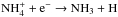 \hbox{$\ammohplus + \el \rightarrow \ammo + {\rm H}$}
