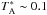 \hbox{$T_{\rm A}^* \sim 0.1$}