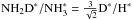 \hbox{$\dammo^*/\ammo^* = \frac{3}{\sqrt{2}} {\rm D^*/H^*}$}