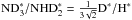\hbox{$\ndthree^*/\ddammo^* = \frac{1}{3\sqrt{2}} {\rm D^*/H^*}$}