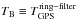 \hbox{$T_\mathrm{B}\equiv T_\mathrm{GPS}^\mathrm{ring-filter}$}