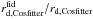 \hbox{$r_{{\rm d},\rm Cosfitter}^{\rm fid}/r_{{\rm d},\rm Cosfitter}$}