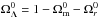 \hbox{$\Omega_\Lambda^0=1-\Omega_{\rm m}^0-\Omega_r^0$}