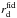 \hbox{$r_{\rm d}^{\rm fid}$}