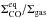 \hbox{$\Sigma_\mathrm{CO}^\mathrm{eq}/\Sigma_\mathrm{gas}$}