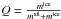 \hbox{$Q=\frac{m^\mathrm{ice}}{m^\mathrm{sil}+m^\mathrm{ice}}$}