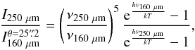 \hbox{$I_{160\,\rm \mu m}^{\theta=25\farcs2}$}