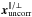 \hbox{$\vec{x}_{\rm uncorr}^{\parallel/\perp}$}