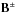 \hbox{$\b{B}^\pm$}