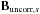 \hbox{$\b{B}_{{\rm uncorr},s}$}