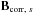 \hbox{$\b{B}_{{\rm corr},\; s}$}