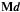 \hbox{$\b{M} \vec{d}$}