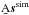 \hbox{$\b{A} \vec{s}^{\textrm{sim}}$}
