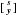 \hbox{$[\begin{smallmatrix}\vec{s}\\ \vec{y}\end{smallmatrix}]$}