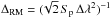 \hbox{$\Delta_\text{RM}=(\!\sqrt{2}\,S_\text{p}\,\Delta\lambda^2)^{-1}$}