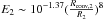 \hbox{$E_{2} \sim 10^{-1.37}(\frac{R_{\rm conv,2}}{R_{2}})^{8}$}