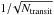 \hbox{$1/\!\sqrt{N_{\rm transit}}$}