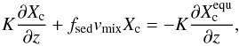 \hbox{$\partial X^{\rm equ}_{\rm c}/\partial z$}