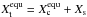 \hbox{$\partial X_{\rm s}/\partial z=-\partial X_{\rm c}^{\rm equ}/\partial z$}