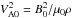 \hbox{$V_{\rm A0}^2 = B_0^2/\mu_0\rho$}