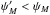 \hbox{$\psi_{M}'<\psi_{M}$}