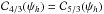 \hbox{${\cal C}_{4/3}(\psi_h) = {\cal C}_{5/3}(\psi_h)$}