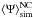 \hbox{$\langle\Psi\rangle_{\rm sim}^{\rm NC}$}