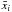 \hbox{$\bar{x}_{i}$}