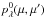 \hbox{$p_\lambda^0(\mu,\mu')$}